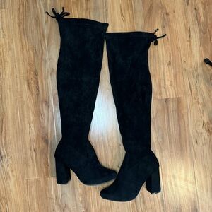 Black Over The Knee Boots